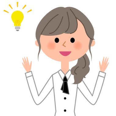 Cafe katip, Garson, ilham/illüstrasyon ilham hisseden bir garson.