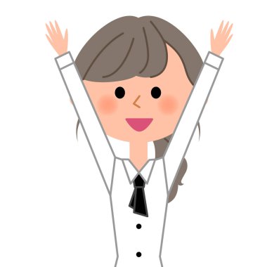 Cafe katip, Garson, alkış / her iki ellerini yükselterek bir garson bir örnektir.