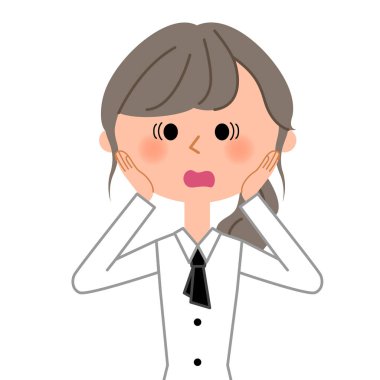 Cafe katip, Garson, panik / panik bir garson gösteren bir örnek bulunmaktadır.