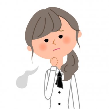 Cafe çalışanı, Garson, iç çekme / kalbinde bir garson gösteren bir örnek bulunmaktadır.