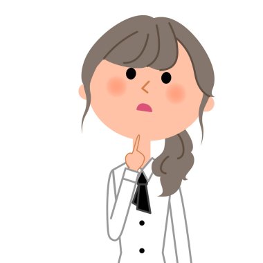 Cafe katip, Garson, hayal / hayal bir garson bir örnektir.