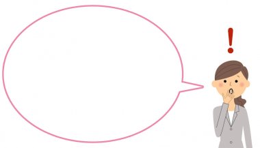 İş kadını boş metin kabarcık ile balon / o bir iş kadını balon örnektir.