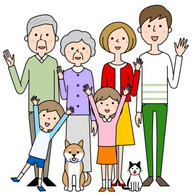 Mutlu bir aile / Mutlu bir aile tablosu.