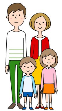 Mutlu bir aile / Mutlu bir aile tablosu.