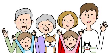 Mutlu bir aile / Mutlu bir aile tablosu.