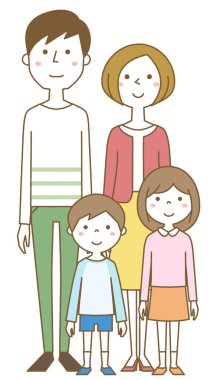 Mutlu bir aile / Mutlu bir aile tablosu.