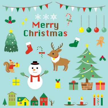 Noel illüstrasyonu / Noel illüstrasyon materyali.