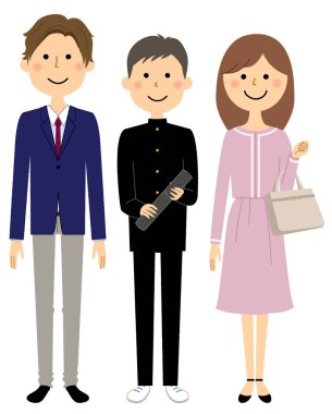 Aile, Giriş Töreni, Öğrenciler / Mezuniyet Töreni 'ne katılan aile ve öğrencilerin resimleri.