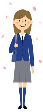 - Üniformalı öğrenci. - Üniformalı bir öğrencinin resmi..