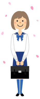 - Üniformalı öğrenci. - Üniformalı bir öğrencinin resmi..