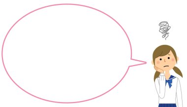 Sorunlu öğrenci, Konuşma balonu. Sorunlu bir öğrencinin konuşma balonunun bir çizimi..