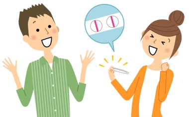 Hamilelik testiyle test edilecek genç bir kadın gebelik testiyle test edilecek..