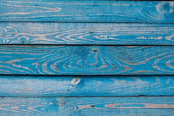A velha textura de madeira azul com padrões naturais — Fotografia de Stock