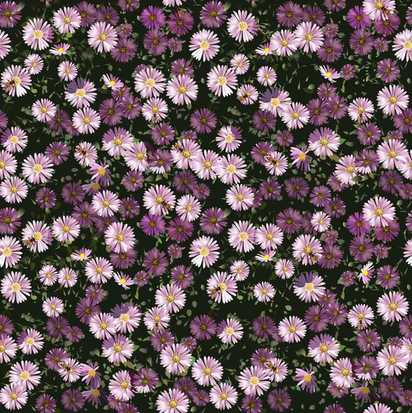 Autunno fiori modello — Vettoriale Stock