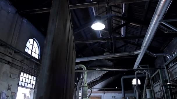 Usine. À l'intérieur du bâtiment — Video