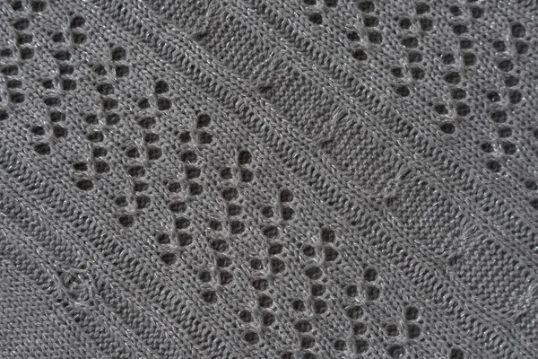 Візерунковий в'язаний об'ємний текстильний фон — стокове фото