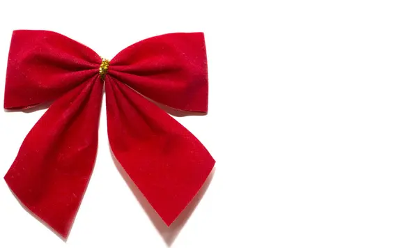 红色蝴蝶结的礼物 — 图库照片