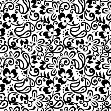 Hint motifi vektör desen