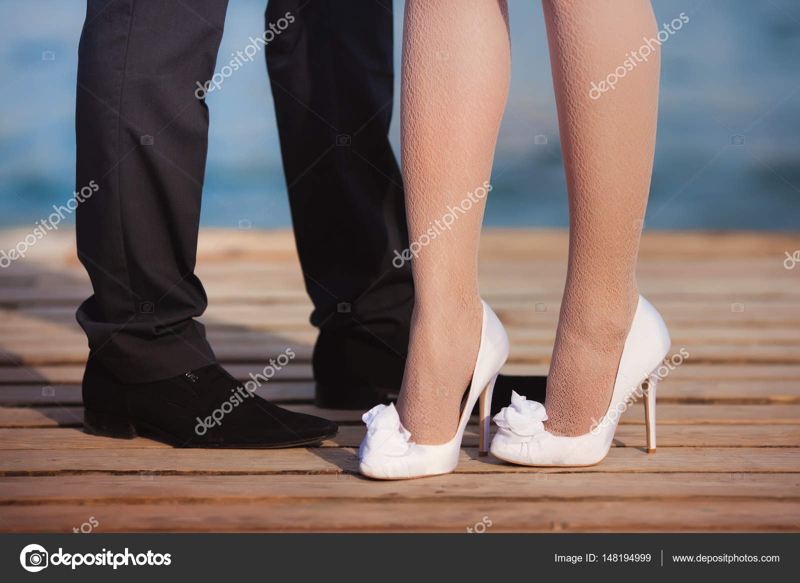Bride And Groom Wedding Shoes Stock Photo C Illuminatu