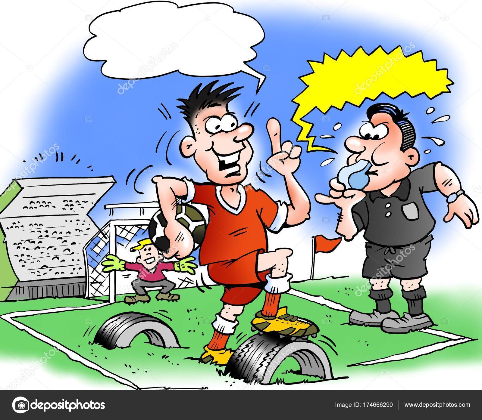 Dibujos animados de futbol sala