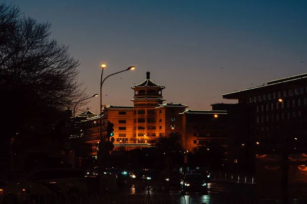 Chinese Evening Beijing — Stock Photo, Image
