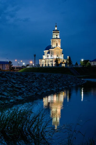 Telma Köyü kilisede. Irkutsk bölge.