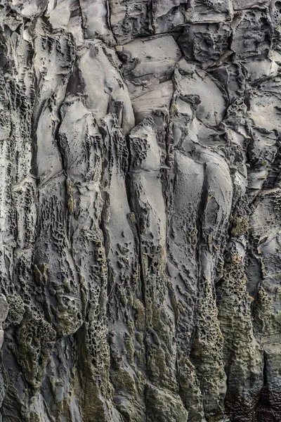 Correntes congeladas de lava vulcânica — Fotografia de Stock