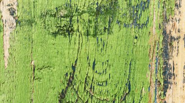 Eski boyanmış ahşap duvar - doku veya arkaplan.