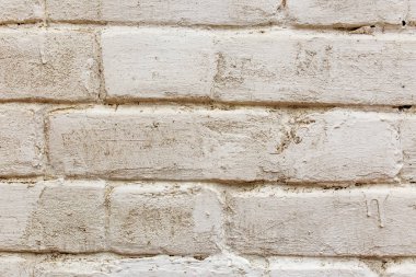 Eski beyaz tuğla duvar dokusu arkaplanı