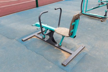 Sokak egzersiz spor zemin sayısı