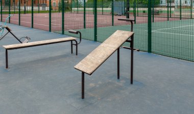 Sokak egzersiz spor zemin sayısı