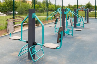 Sokak egzersiz spor zemin sayısı