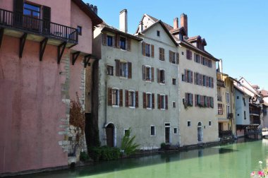 Annecy. Fransa. Eski Annecy görünümünü.