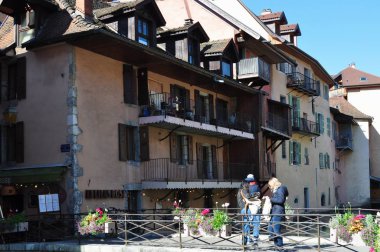 Annecy. Fransa. Eski Annecy görünümünü.