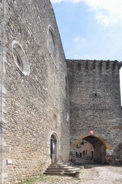 France . Perouges .Old village .