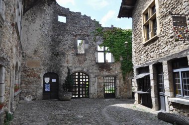 France . Perouges .Old village .