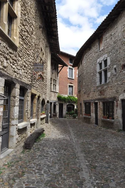 France . Perouges .Old village . — Stock fotografie