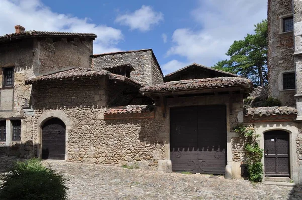 France . Perouges .Old village . — Stock fotografie