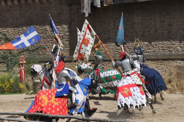 Frankrijk. Park Puy du Fou. 16 augustus 2017 . Rechtenvrije Stockafbeeldingen