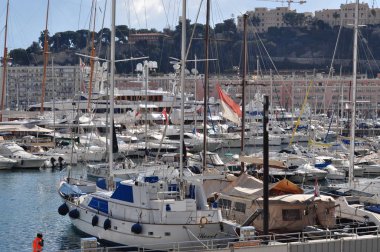 Fransa. Şubat 2018 Monaco.13. Yat tatlı Lea.