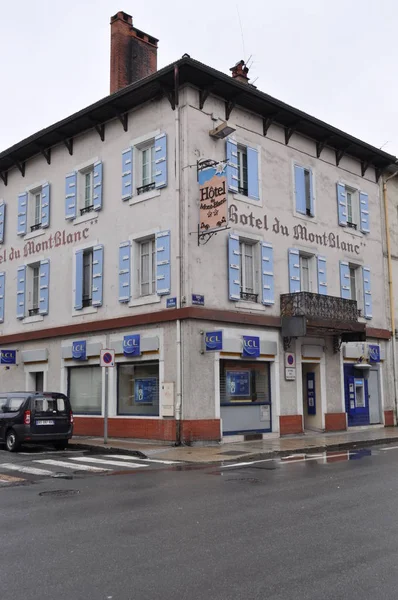 Frankreich Sallanches Vom April 2018 Bank Lcl Hotel Mont Blanc — Stockfoto