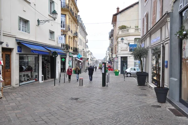 Aix Les Bains France 2020 Laforet Square Habitat Chaussures Pharmacy — Stock Photo, Image