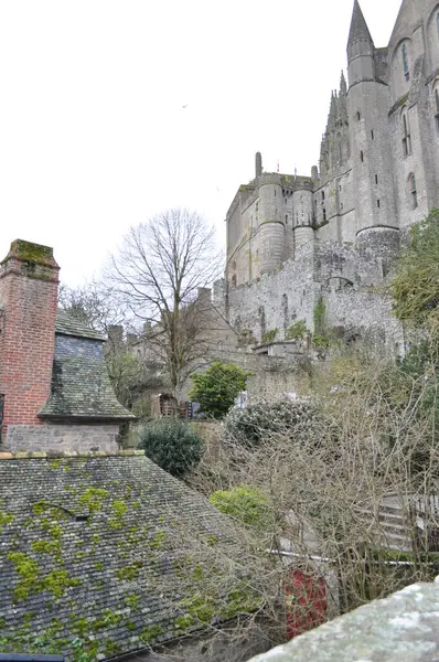 Vista Sobre Monte Saint Michel — Foto de Stock