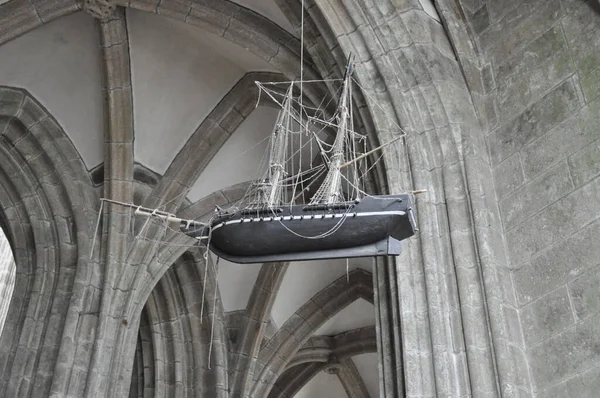 Uitzicht Berg Saint Michel — Stockfoto