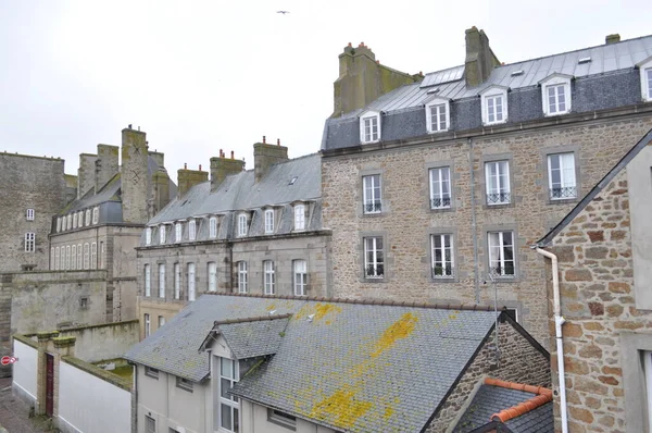 Bekijk Straten Van Saint Malo — Stockfoto