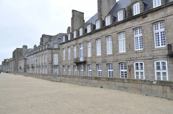 Bekijk Straten Van Saint Malo — Stockfoto