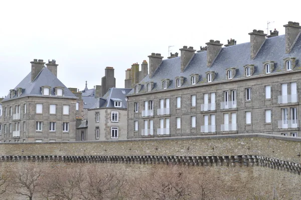 View Streets Saint Malo — Stock Photo, Image