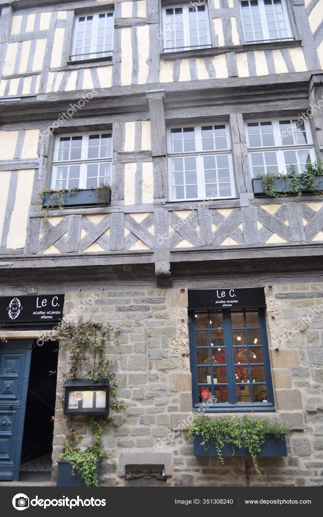 Rennes Frankreich März 2020 Coiffeur — Redaktionelles ...