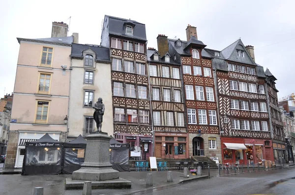 Rennes France March 2020 Bar Champ Jacquet Shop Les Fils — Stock Photo, Image