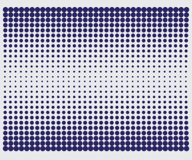 Noktalı resim tarzında renk kompozisyonu